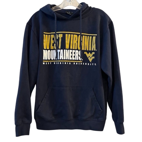 Colosseum West Virginia Mountaineers Men's Blue Pullover Hoodie Large - Picture 1 of 8